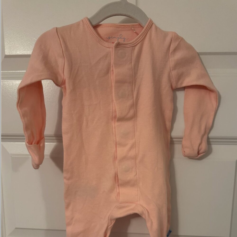 Simply Magnetic Me cotton footie pajamas